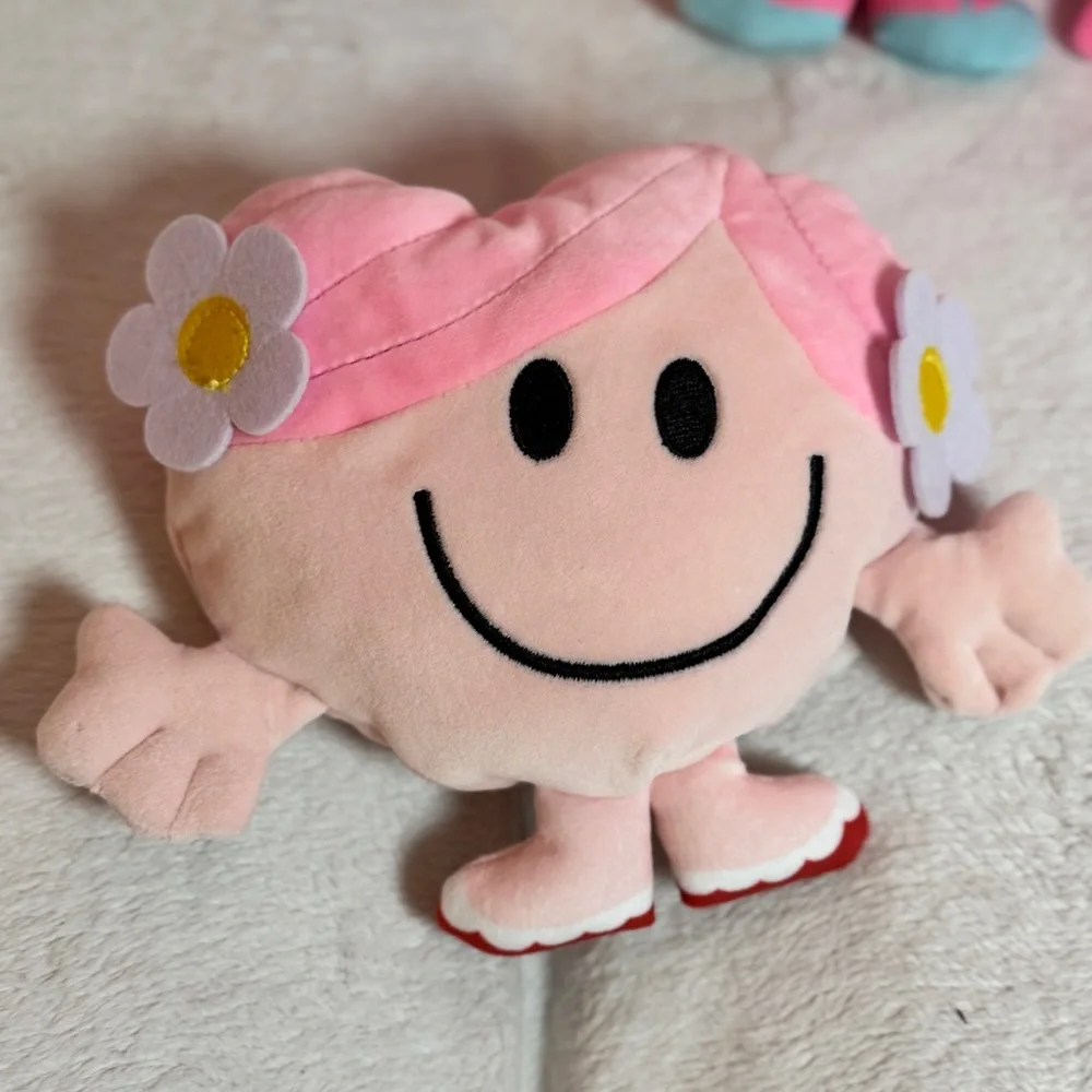 Little Miss Plush Qty 2: Little Miss Hugs & Miss Princess Plush Doll Mr Men 2023